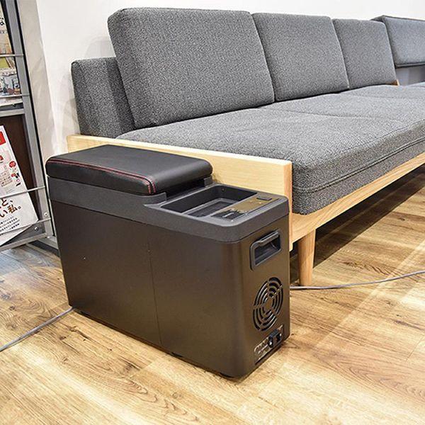 氷も作れるセンターコンソール冷凍冷蔵庫 C-CFW21B サンコー (D)(B