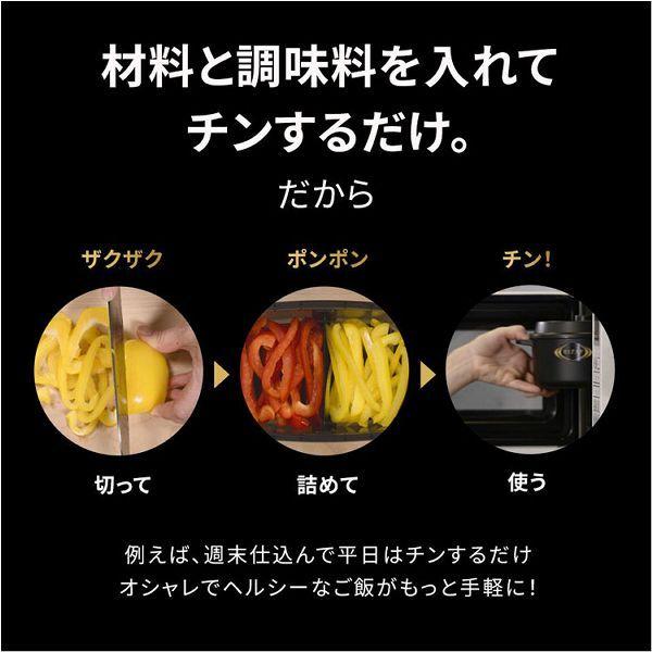 スケーター ココット風 電子レンジ用鍋 ライザップ 監修レシピ付 RIZAP