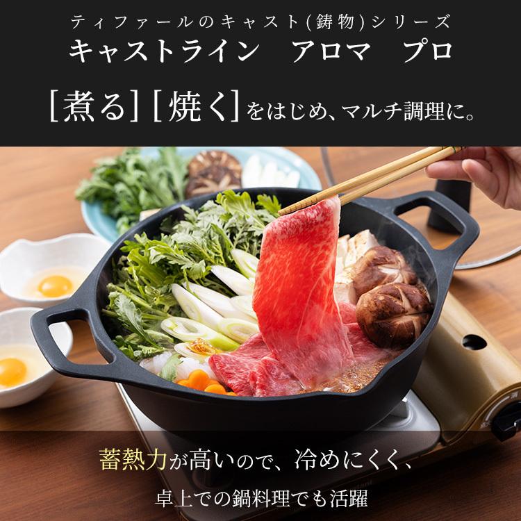 T-fal（ティファール） キャストライン アロマ プロ シャローパン 両手
