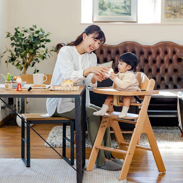KATOJI カトージ　木製ハイチェア カトージ（KATOJI） ベビーチェア 木製ハイチェア スワルン 木製
