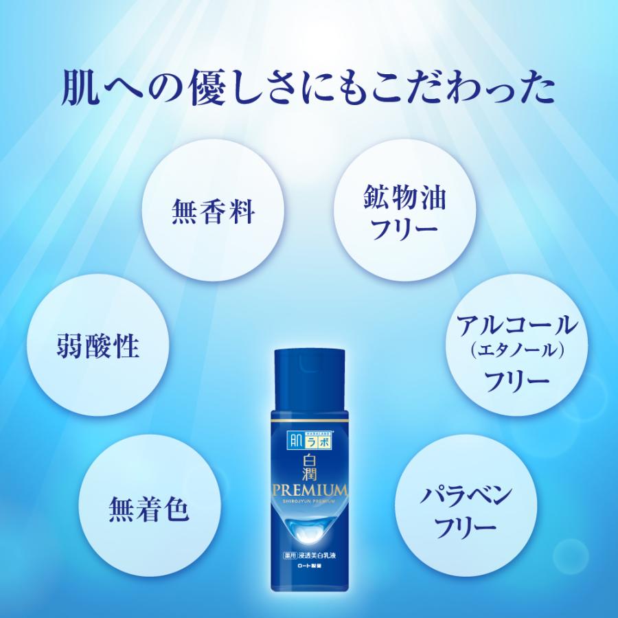 肌ラボ 白潤プレミアム 薬用浸透美白乳液 140ml (D)｜takuhaibin｜05