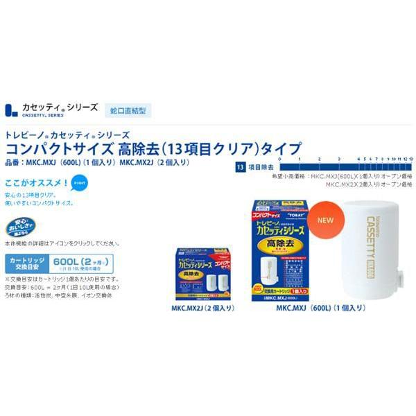 TORAY（東レ） 浄水器 カートリッジ トレビーノ カセッティ 蛇口直結