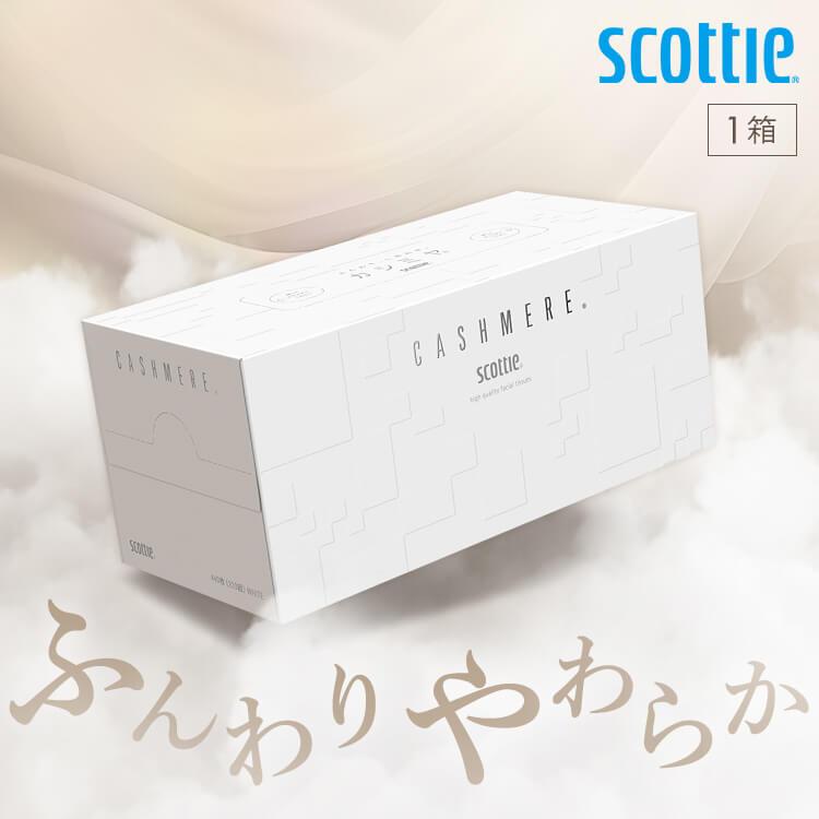 ティッシュ スコッティ カシミヤ ティッシュペーパー 箱 保湿 しっとり