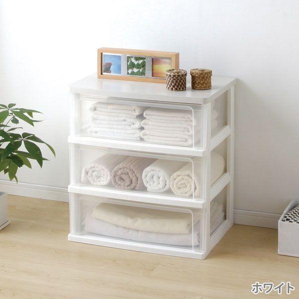 IRIS OHYAMA（アイリスオーヤマ） ウッドトップチェスト WTW-543 ≪お