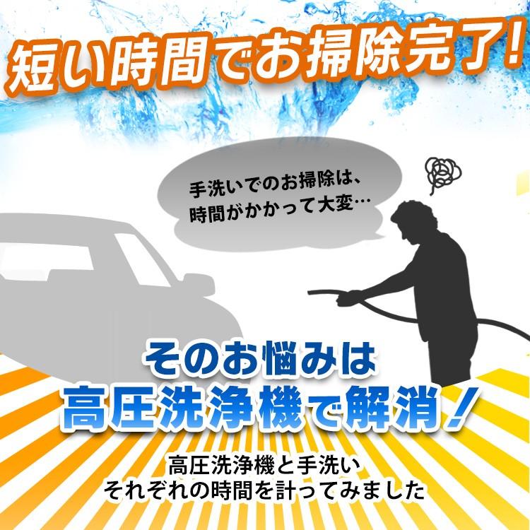 高圧洗浄機 アイリスオーヤマ 家庭用 業務用 洗浄機 掃除 セット アイリス 洗浄 ベランダ掃除 大掃除  掃除 FIN-801WHG-D FIN-801EHG-D 送料無料｜takuhaibin｜12