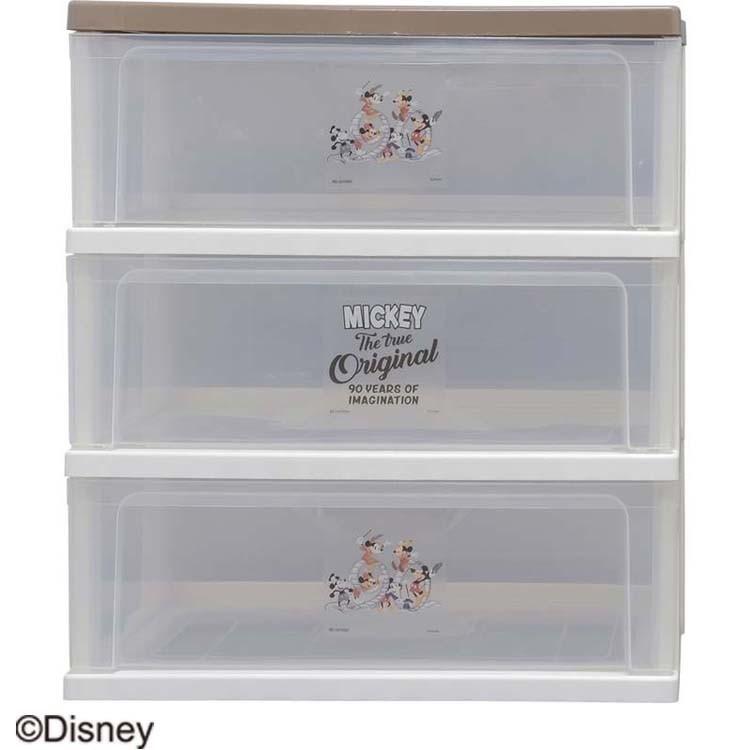 IRIS OHYAMA 収納 ケース キッズ収納 ミッキー ワイドチェスト W-543  