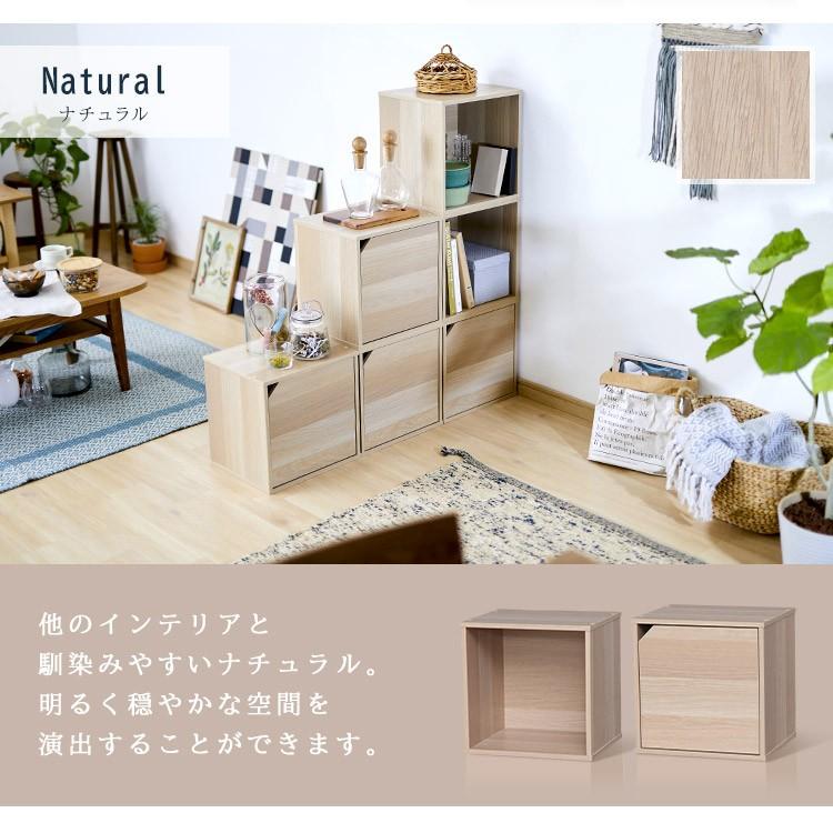 IRIS OHYAMA（アイリスオーヤマ） カラーボックス 収納 扉 北欧