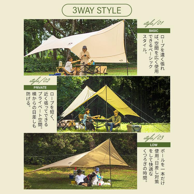 HUGEL（アイリスオーヤマ） キャンプ用品 5点セット 2人用 ロータイプ