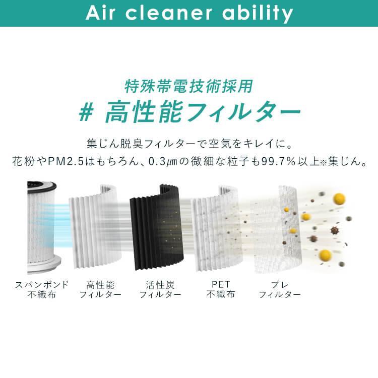 IRIS OHYAMA（アイリスオーヤマ） 空気清浄機 10畳 加湿器 加湿空気