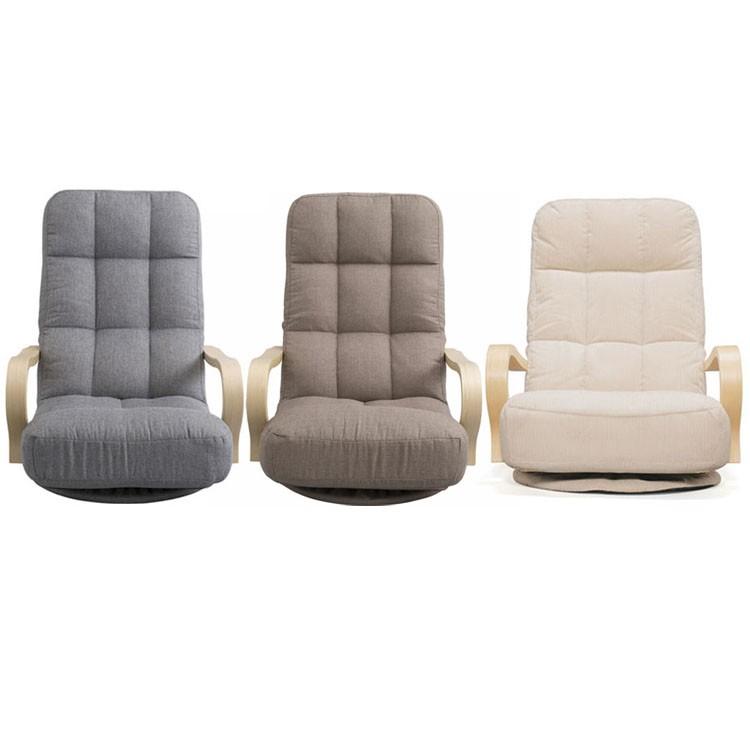 IRIS OHYAMA（アイリスオーヤマ） ウッドアームチェア 回転タイプ WAC