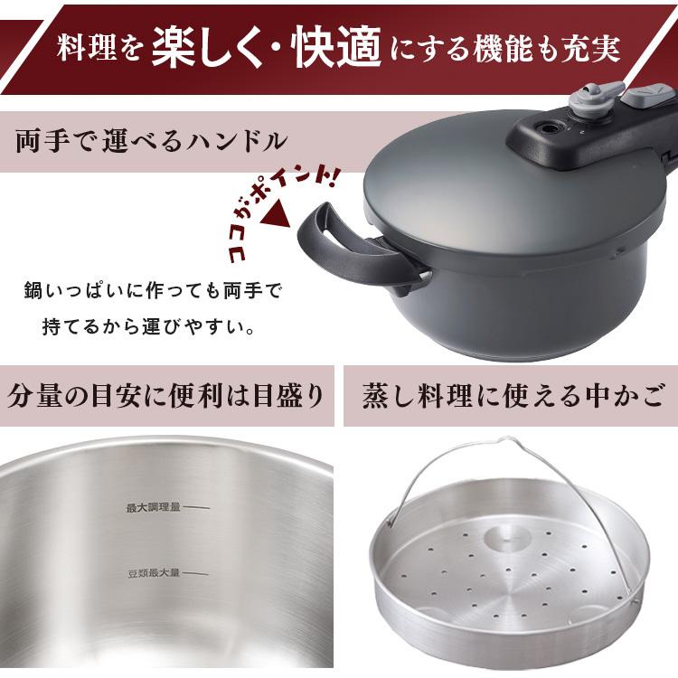 圧力鍋 ガス 3l ih対応 ih 片手鍋 3L 鍋 3Lセット 一人暮らし 鍋 なべ IH IH対応 NKAR-3LS アイリスオーヤマ | IRIS OHYAMA | 18