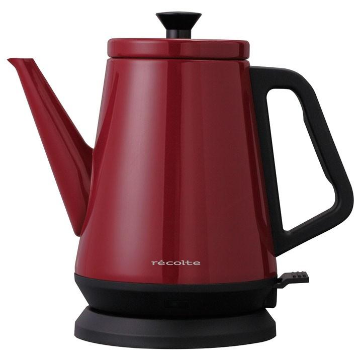 ジョン・ライト ケトル　2L　マーブルレッド MADE IN USA ケトル 電気ケトル やかん ポット クラシック リーブル RCK-2 レコルト
