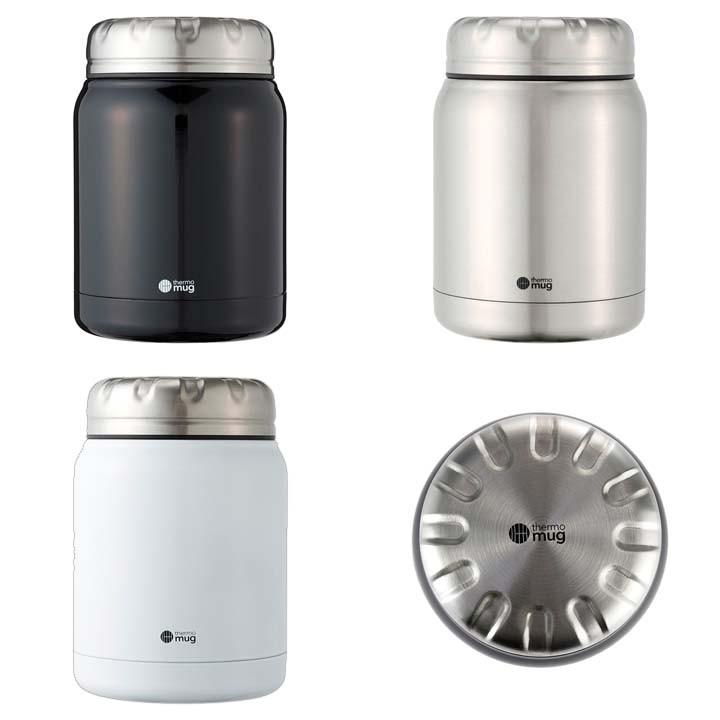 タンク フードコンテナー 500ml ブラック サーモマグ(B) : ラクチーナ