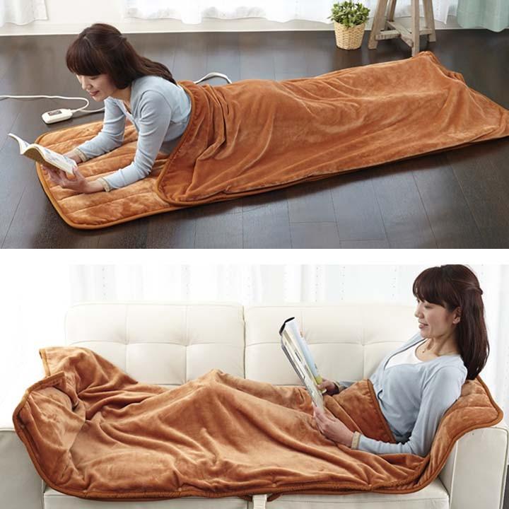 あったか寝ころんぼマット 180×75cm 電気毛布 寝袋 電気カーペット ごろ寝マット SBNM903CA 椙山紡織敬老の日