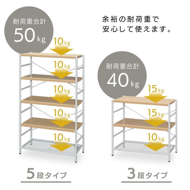 スチールラック 幅80 おしゃれ 収納ラック メタル製ラック シェルフ