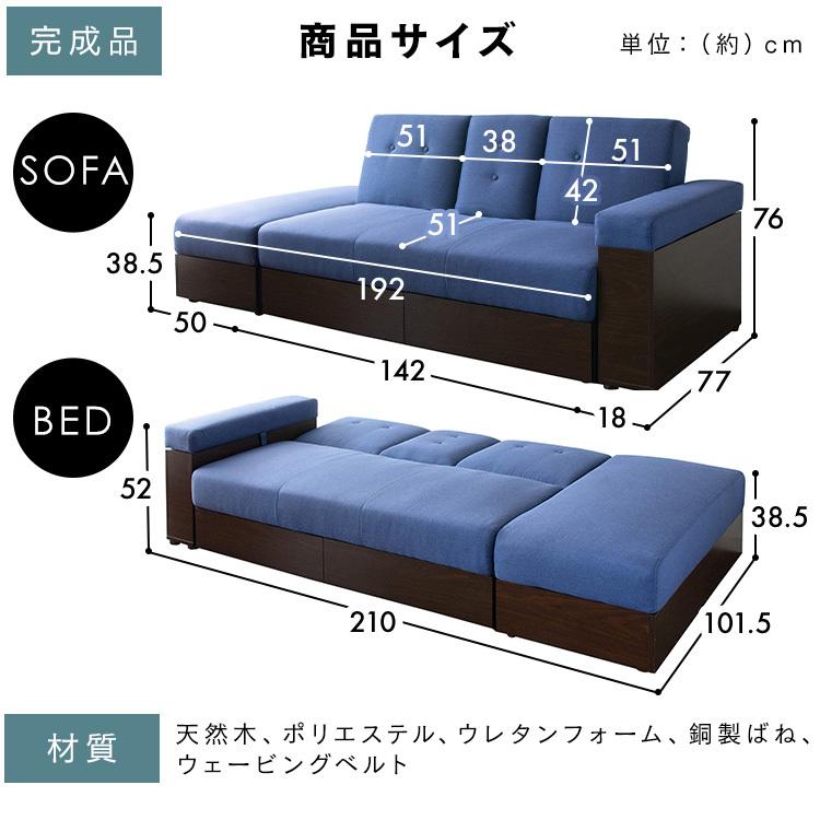 ソファー 2人掛け カウチソファ ローソファー ソファーベッド リビング