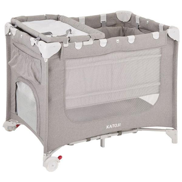 カトージ（KATOJI） ポータブルベビーベッド おむつ替えテーブル付き