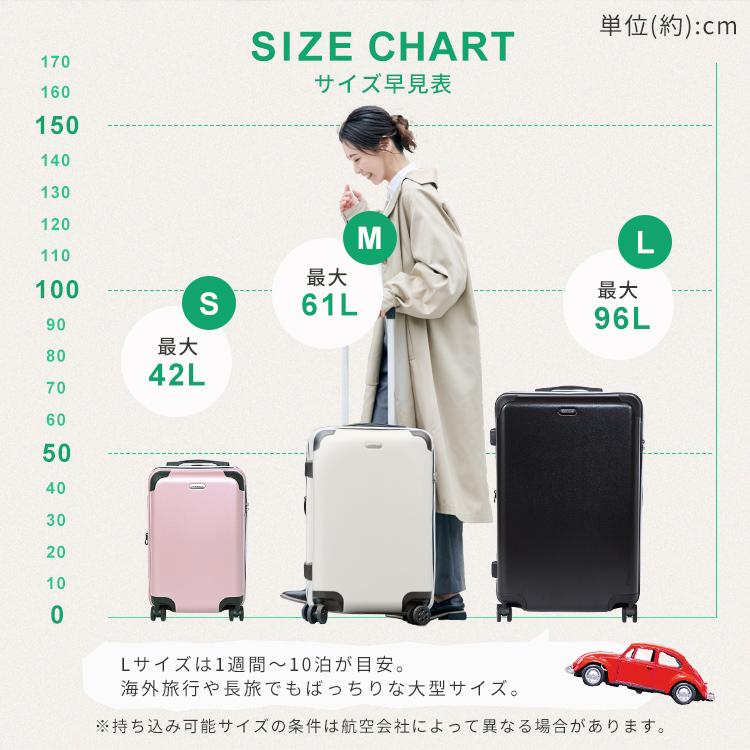 スーツケース キャリーバッグ Lサイズ 拡張ジップスーツケース 5515-70