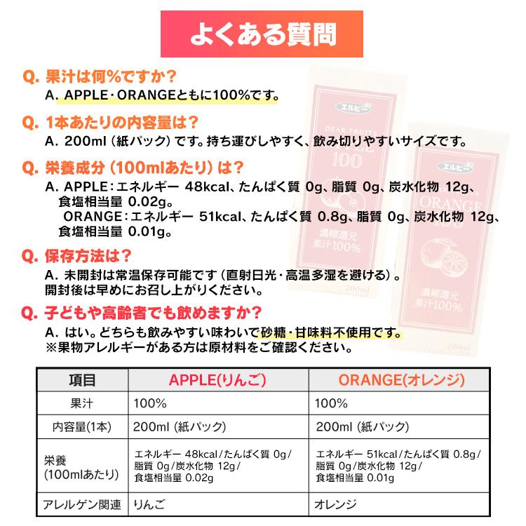紙パック ジュース オレンジジュース リンゴジュース 30本 200ml 100