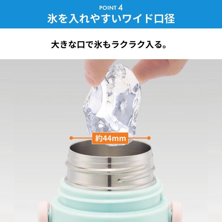水筒 キッズ 470ml ワンタッチ 直飲み 子供 ちいかわ トミカ プラレール プリンセス ポケモン スヌーピー パウパトロール スケーター 軽量 SDC4 | スケーター | 30