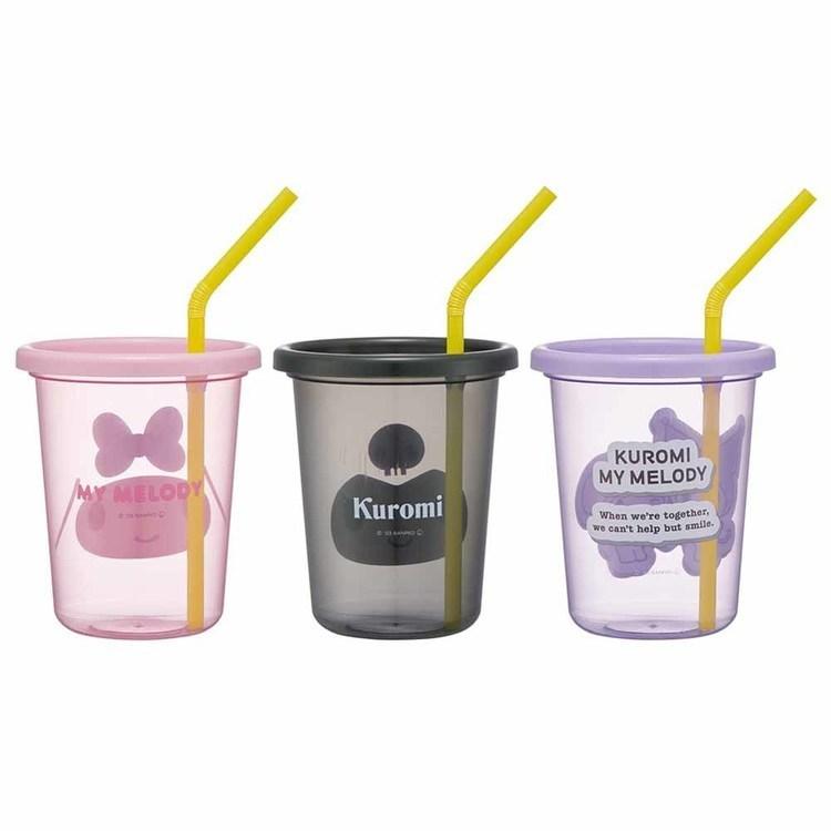 スケーター タンブラー ストロー付 320ml 3個セット 本体 蓋 食洗機