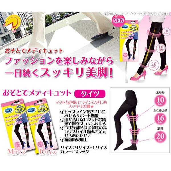 ドクター・ショール おそとでメディキュット タイツ Mサイズ・ Lサイズ