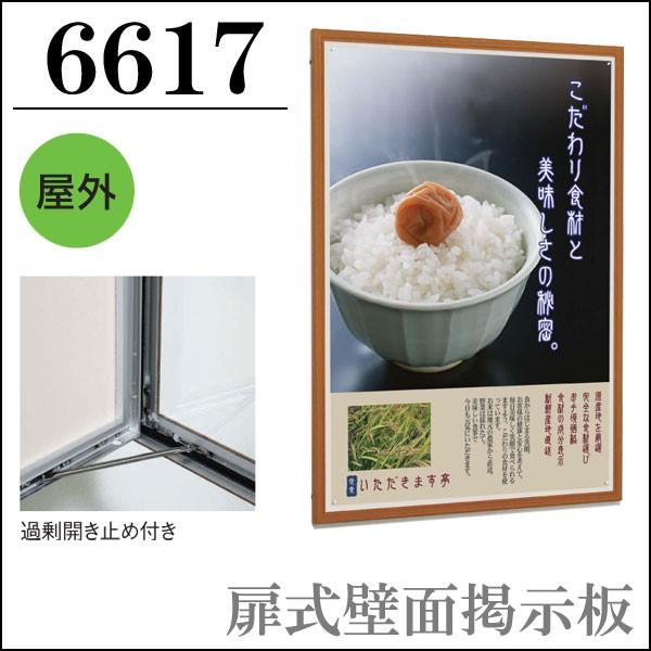 扉式壁面掲示板”6617” B1サイズ 屋外用　【大型送料別商品】　【代引き不可】