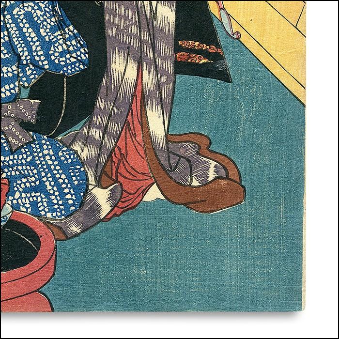三代歌川豊国 浮世絵 ”五大力恋緘” ukiyo-e 海外配送可 : ウェルカム