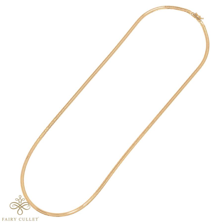 18金ネックレス K18 12面トリプル喜平チェーン 刻印入 12g 50cm 中留め