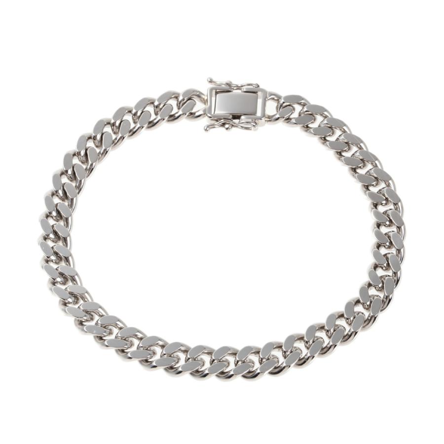 プラチナブレスレット Pt850 2面喜平チェーン 日本製 検定印 50g 20cm