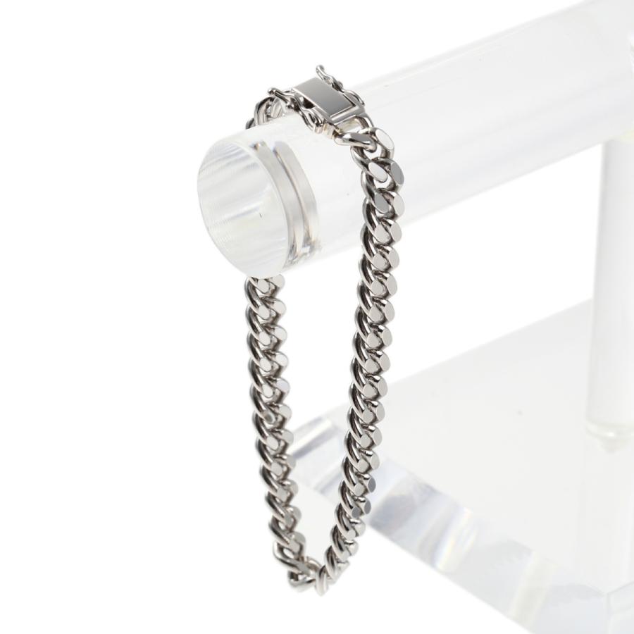 プラチナブレスレット Pt850 2面喜平チェーン 日本製 検定印 50g 20cm