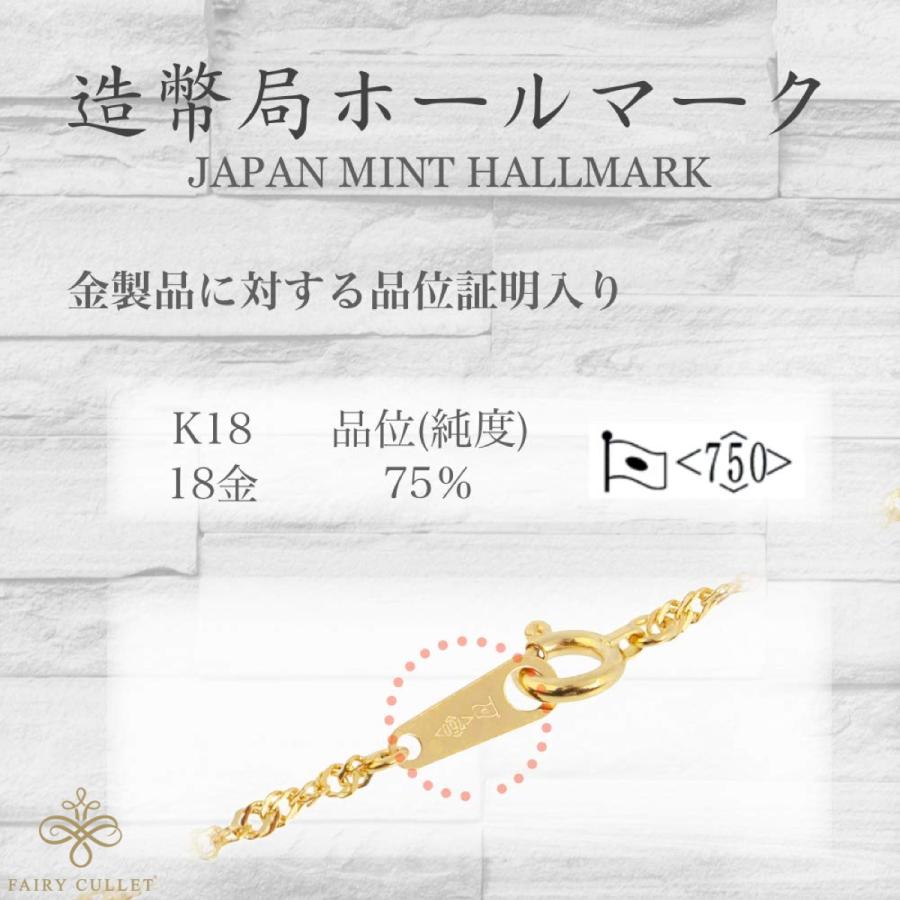 18金ネックレス K18 スクリューチェーン 40cm (約0.75g)｜takumi-shopping｜07
