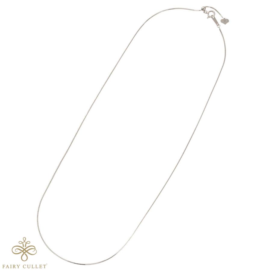 プラチナネックレス Pt850 ベネチアンチェーン 45cm (ハート型