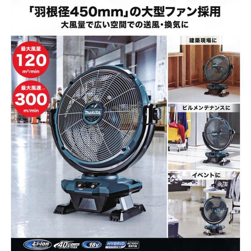 マキタ（makita） 40Vmax 充電式産業扇 CF003GZ 羽根径450mm 自動首