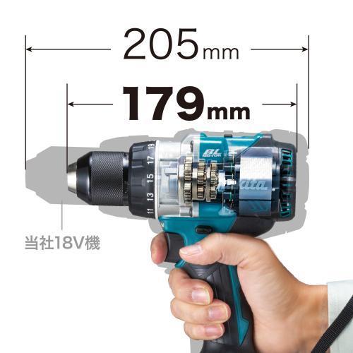 マキタ（makita） 18V 充電式ドライバドリル DF486DRGX 6.0Ahバッテリ2