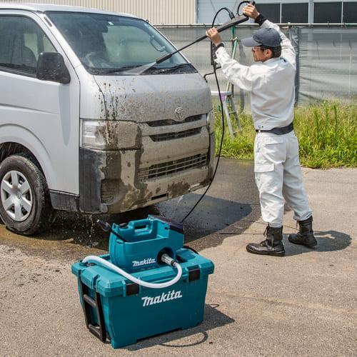 新品未使用品　マキタ　充電式高圧洗浄機　18V　MHW080DPG2　セット品 マキタ（makita） 36V 充電式高圧洗浄機 MHW080DPG2 18V+18V=36V 6.0Ah