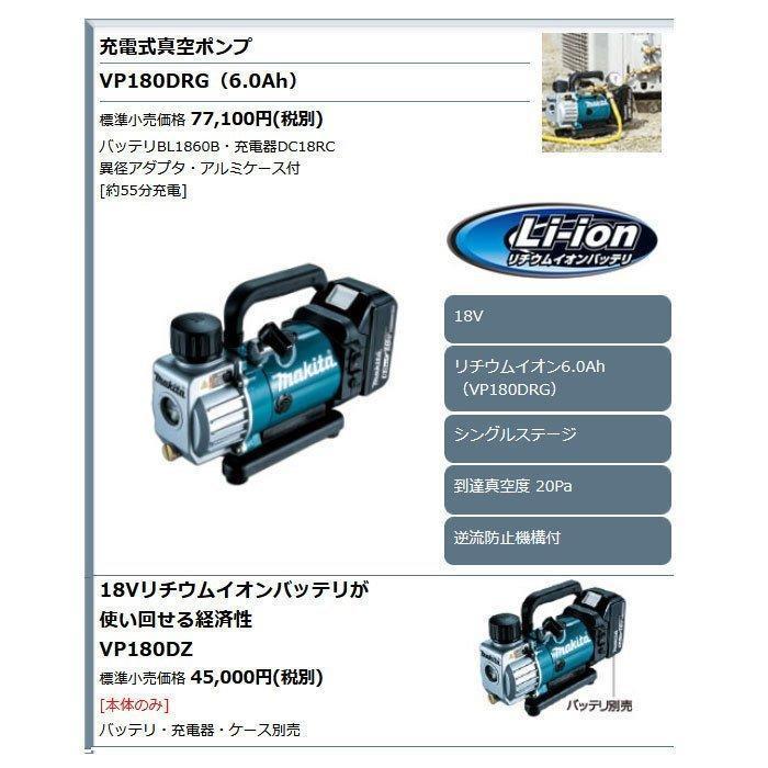 マキタ（makita） 18V 充電式真空ポンプ VP180DZ 本体のみ(バッテリ
