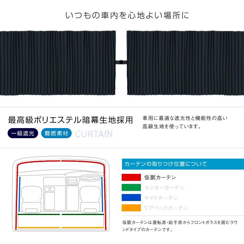 トラック用 アコーディオン式 遮光 仮眠カーテン ラウンドカーテン トラック・カー用品｜takumikikaku｜02