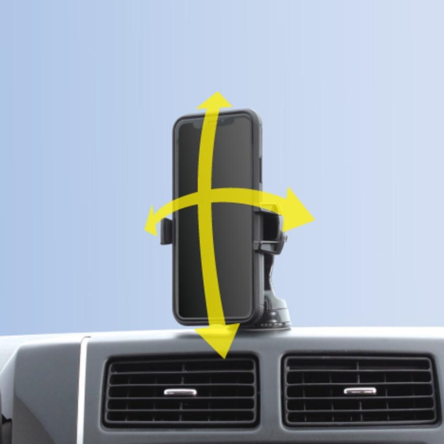 YAC（ヤック） ZE-33 スマホホルダー PITANKOミニ ブラック ゲル吸盤