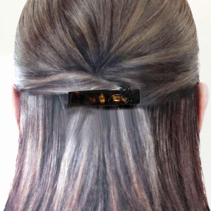 本べっ甲 髪留め 丁寧に彫りを施した バレッタ ヘア アクセサリー のし等ギフト対応無料 本鼈甲の髪飾りで黒留袖のフォーマルな髪型から浴衣のヘアアレンジも Bk 3577 珊瑚 べっ甲専門店 匠の工芸館 通販 Yahoo ショッピング