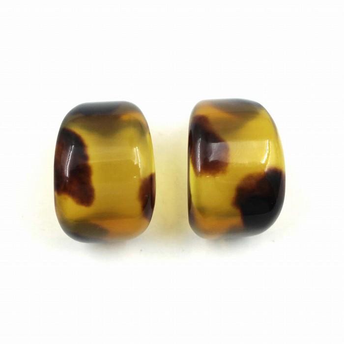 本べっ甲 上茨布 G形 ピアス (のし等ギフト対応無料) 18金 本べっ甲 上茨布 G形 ピアス (のし等ギフト対応無料) 18金