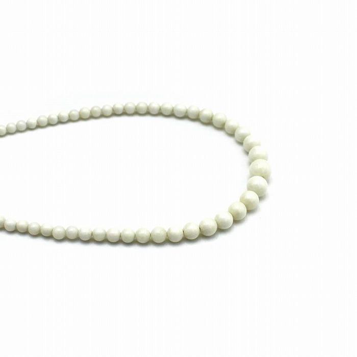 白珊瑚 ネックレス (のし等ギフト対応無料)10mmから5mm玉の 白珊瑚 ネックレス (のし等ギフト対応無料)10mmから5mm玉の