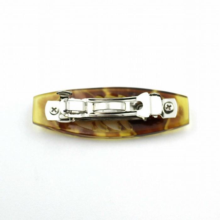 張べっ甲 髪留め 透かし入り バレッタ ヘア アクセサリー (のし 張べっ甲 髪留め 透かし入り バレッタ ヘア アクセサリー (のし