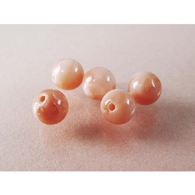 ピンク珊瑚 ルース 6 5ミリ玉 深海珊瑚の玉に片穴をあけて10個をセットにしました 10個のお値段です パーツ 無染色さんご サンゴ Pts 12 珊瑚 べっ甲専門店 匠の工芸館 通販 Yahoo ショッピング