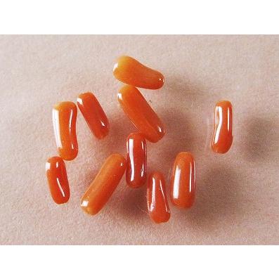 地中海産赤珊瑚 ルース 筒型赤珊瑚約縦5 7ミリ 約横2ミリに貫通穴をあけて30個をセットにしました 30個のお値段です パーツ 無染色さんご サンゴ Pts 珊瑚 べっ甲専門店 匠の工芸館 通販 Yahoo ショッピング