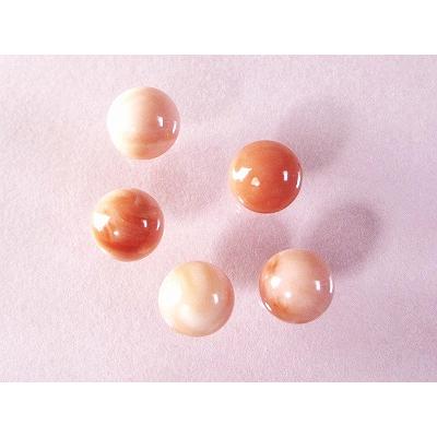 ピンク珊瑚 ルース 8ミリ玉 深海珊瑚の玉に片穴をあけて5個をセットにしました 5個のお値段です パーツ 無染色さんご サンゴ 裸石 天然 Pts 44 珊瑚 べっ甲専門店 匠の工芸館 通販 Yahoo ショッピング