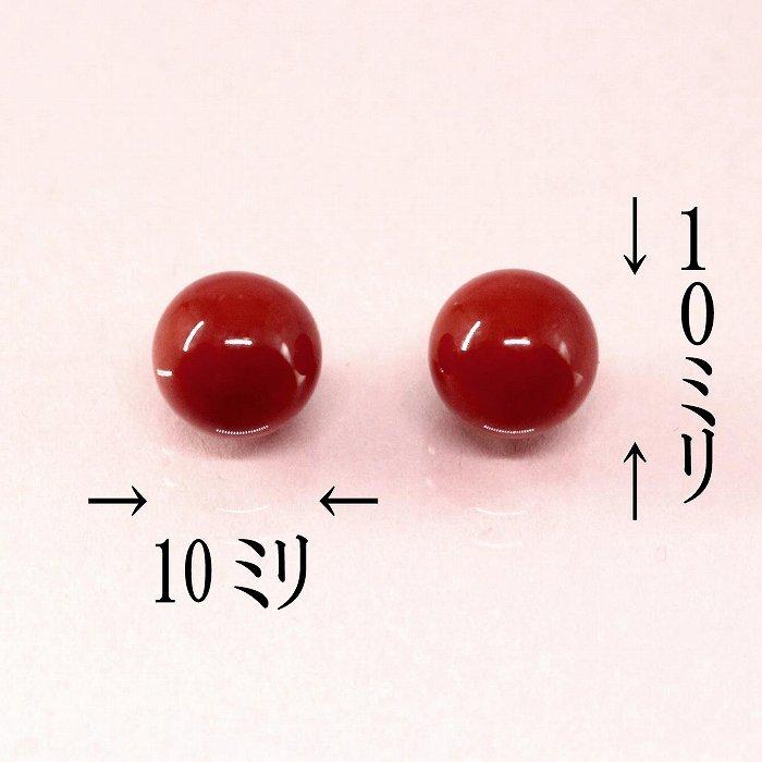 血赤珊瑚 ルース 高知県産血赤珊瑚の10mmペア玉 自分だけのプレシャス