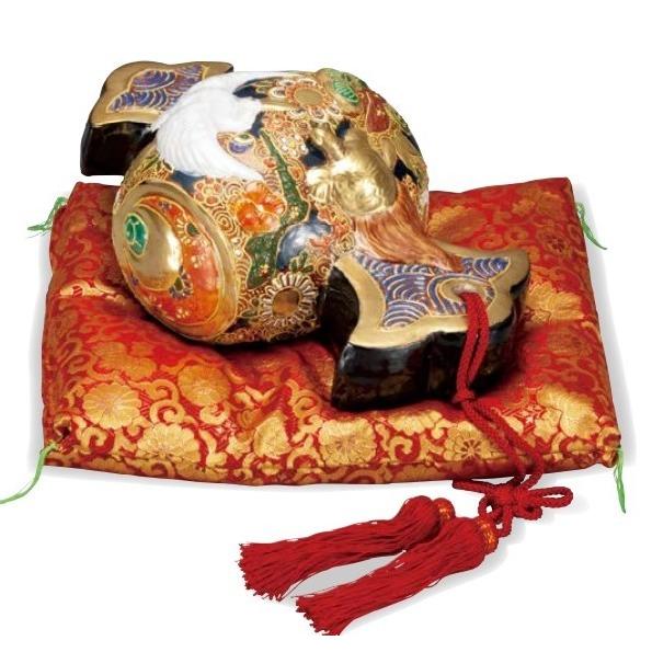 九谷焼 10号小槌 盛(房、布団付) 九谷焼10号小槌盛(房、布団付)