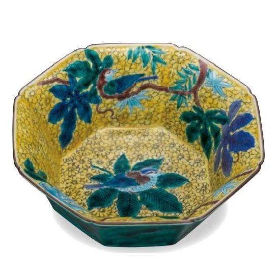 本物保証，爆買い 九谷焼 鉢・7号鉢・吉田屋風八つ手 大志