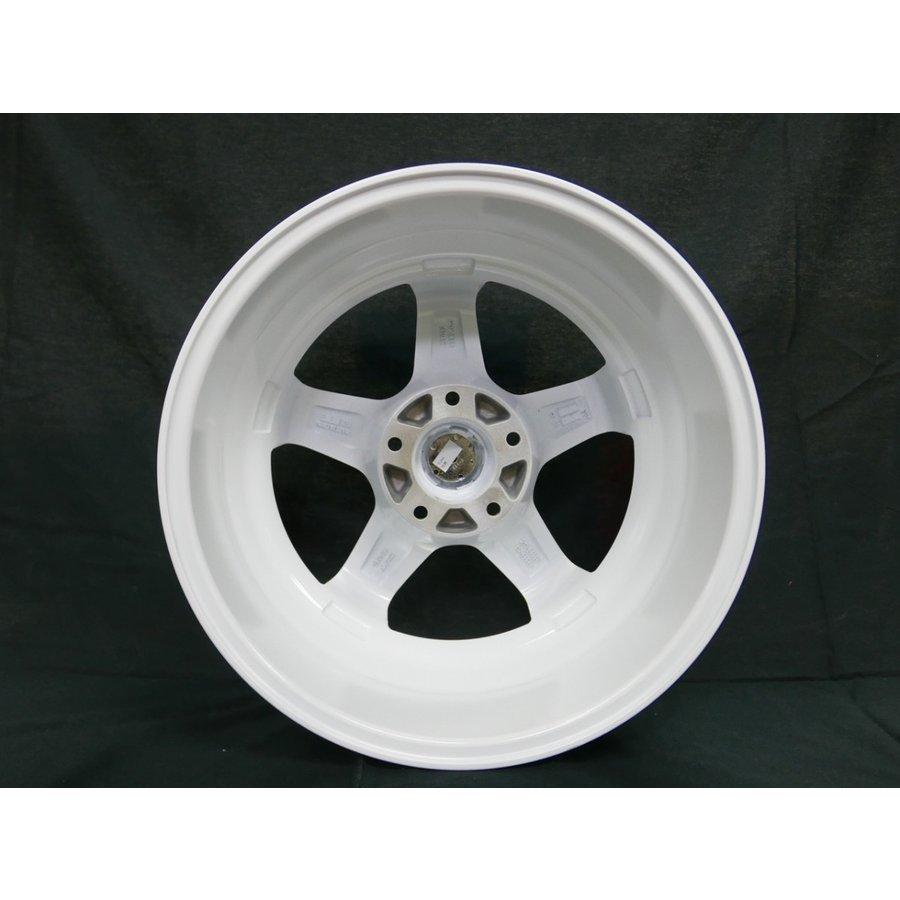 ホイール 18インチ 2本セット 18x9.5F +0 5FH-114.3 白 ホワイト 